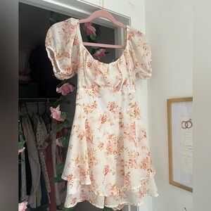 Floral Puff Sleeve Dress